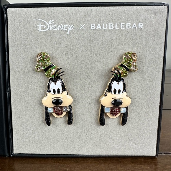 BaubleBar x‎ Disney Goofy Earrings NWT - Picture 4 of 8